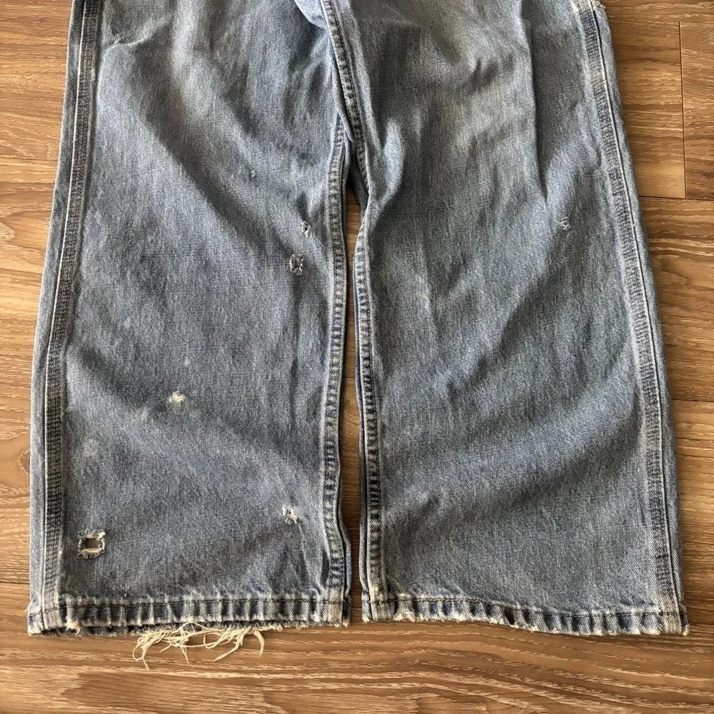 Vintage Y2K/2000s Baggy Medium Wash Streetwear Skater Carpenter Jeans! 36x30